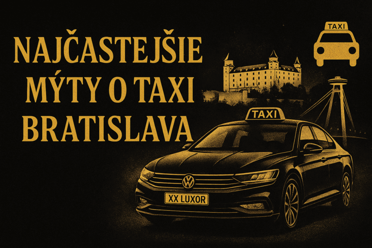 Taxi Bratislava – najčastejšie mýty